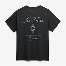 Unisex Logo Athletic Black Las Vegas Aces In Motion T-Shirt