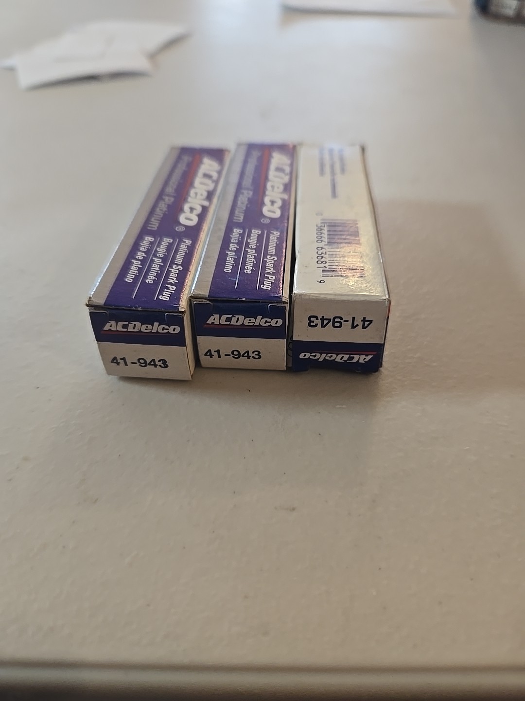 AC Delco 41-943 Lot Of 3 Spark Plugs