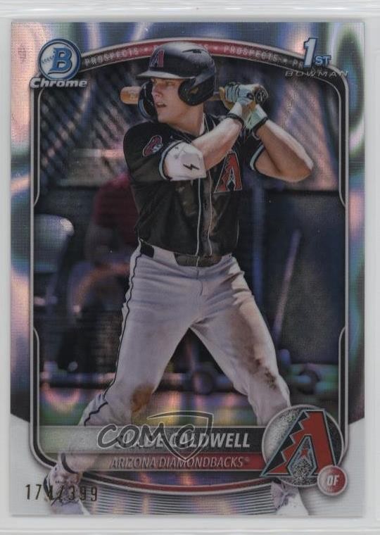 2025 Bowman Chrome Prospects Lava Refractor 171/399 Slade Caldwell #BCP-21