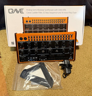 Behringer Crave Analog Semi Modular Desktop Synth Sequencer Box
