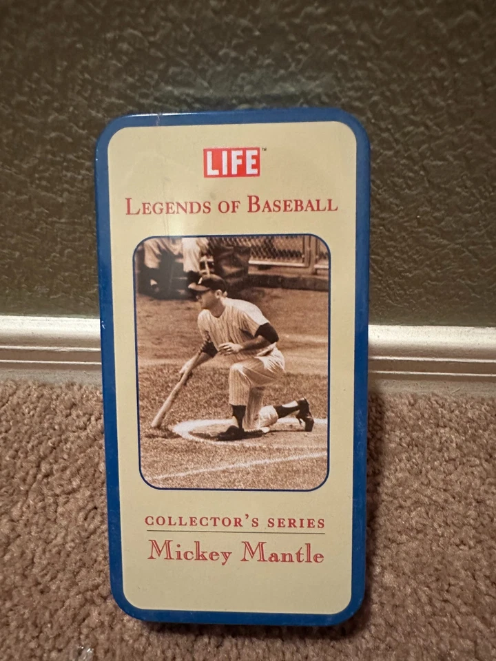 VTG LIFE MAGAZINE Collector Series MICKEY MANTLE Legends Of Baseball WRISTWATCH - Image 3 of 3