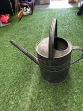 Vintage Galvanised Watering Can 1 1/2 Gallon Display Or Repair