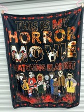 Halloween Horror Scary 40x50 Inch Throw Blanket Cover Soft Bedding Gift