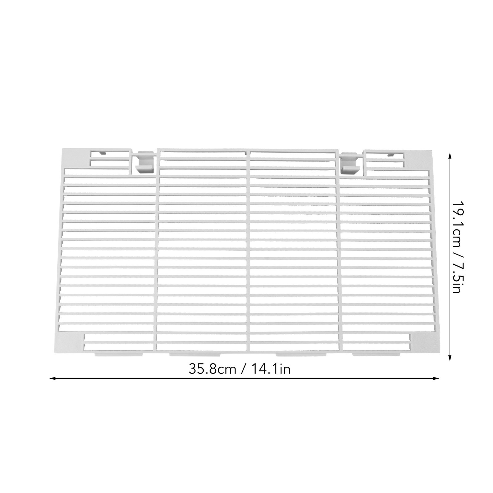 RV AC Ducted Grille With Filter Screen Air Conditioner Vent Cover For