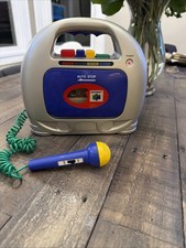 Nintendo 64 portable cassette player with a microphone Vintage works