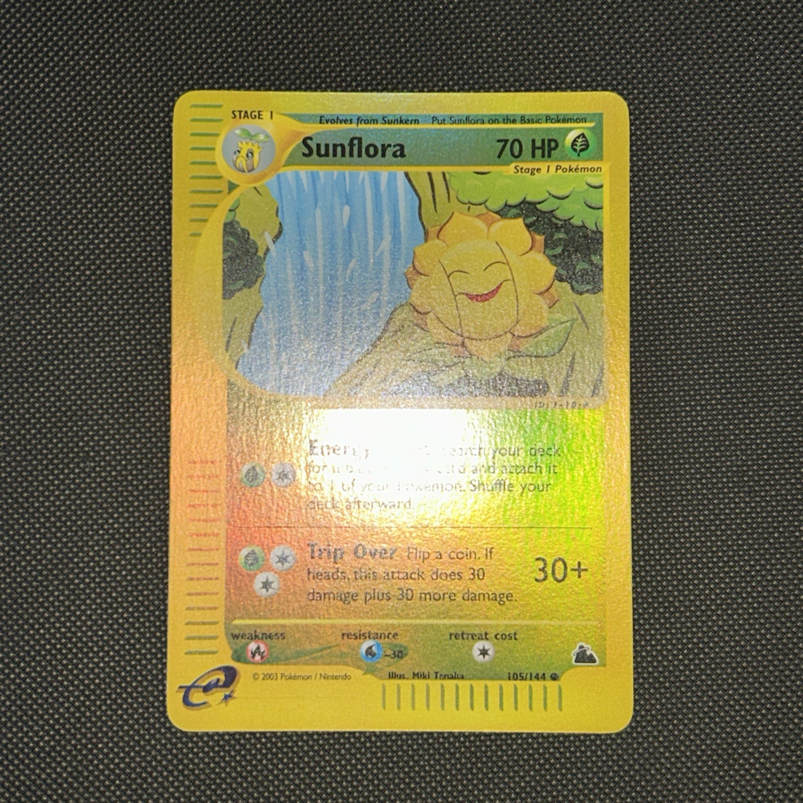 Sunflora 105/144 Skyridge Reverse Holo Rare PACK FRESH MINT Pokémon 2003