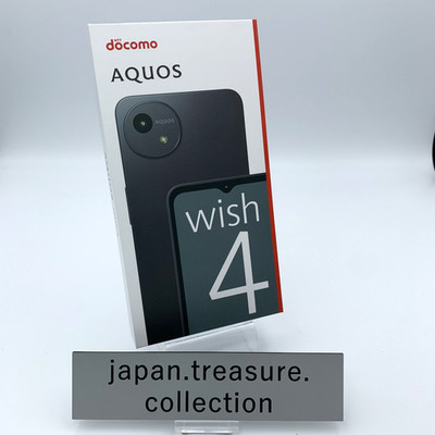 SHARP AQUOS wish4 Black 64GB 5G Smartphone SIM Free Unlocked New From Japan