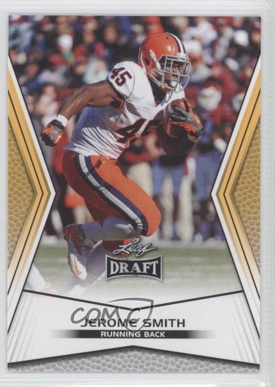2014 Leaf Draft Gold Jerome Smith #68 Rookie RC 1f0