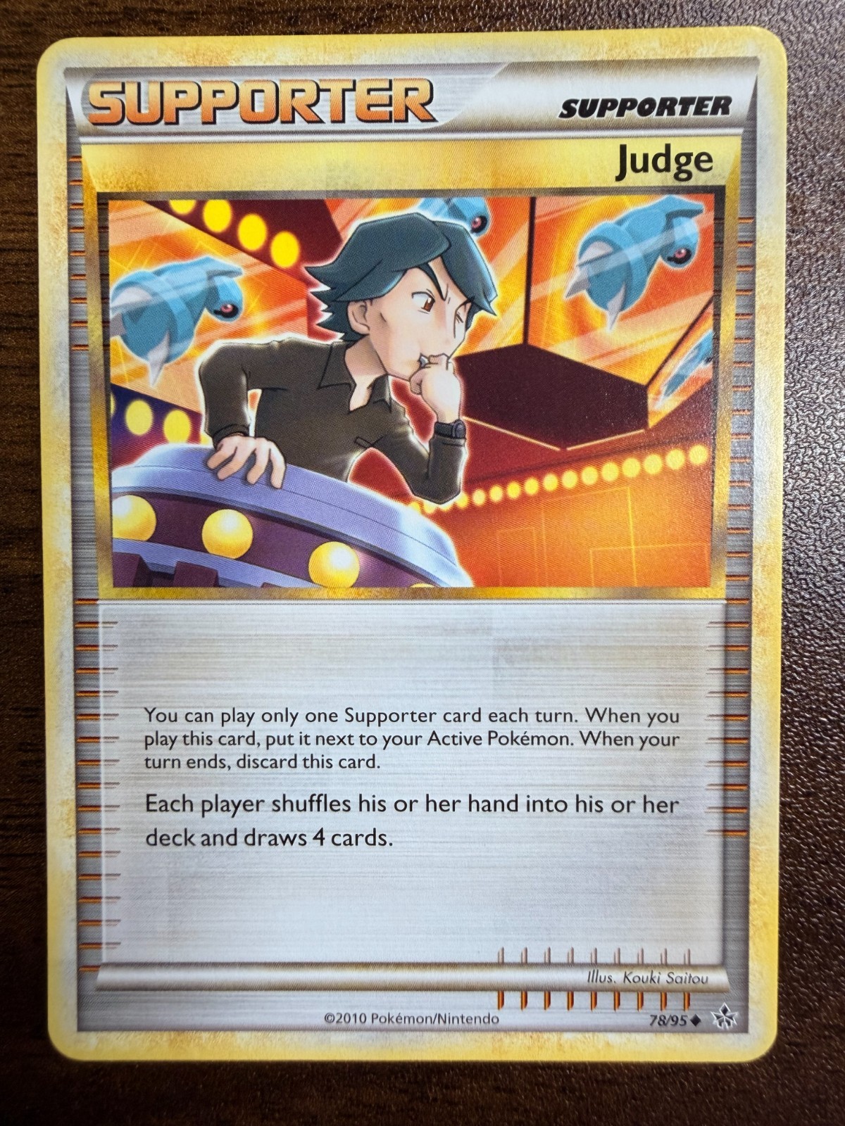 POKEMON CARD 2010 UNLEASHED JUDGE 78/95