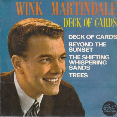 Wink Martindale - Deck Of Cards - Used Vinyl Record 7 - A1085z