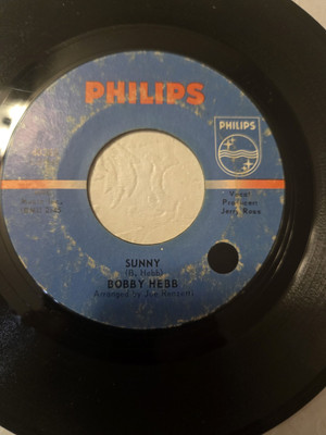 Northern Soul BOBBY HEBB 1966 45 rpm PHILIPS 40365 SUNNY - BREAD 