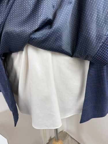 Shaquille O’Neal XLG Herren Blau Gingham Kariert Sport Mantel Blazer Jacke Gr. 52 R - Bild 9 von 11