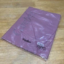 Bardwil Linens Carefree Berry Mauve 60" Round Fabric Tablecloth New