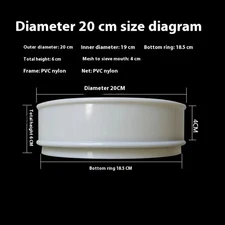 Lab Standard Test Sieve - PVC/Nylon Mesh, Flour Sampling, Filter Screen Set