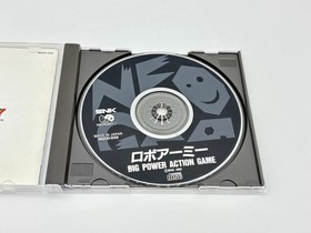 [Works OK/no disc scratches] Robo Army Neo Geo CD with box, good condition,