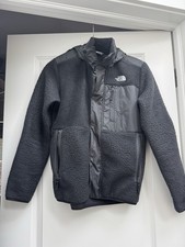North Face boys XL fleece snap front jacket