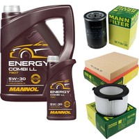 Mann Inspektionspaket 6L Mannol Energy 5W-30 FüR VW Transporter IV Bus 2.0