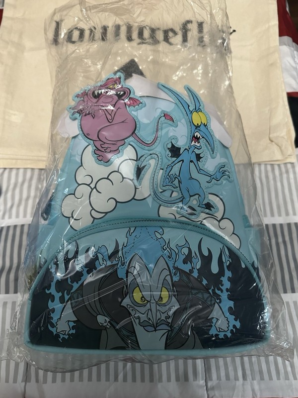 Hercules Pain and Panic Hades Loungefly Bag Glows In Dark GITD Disney 
