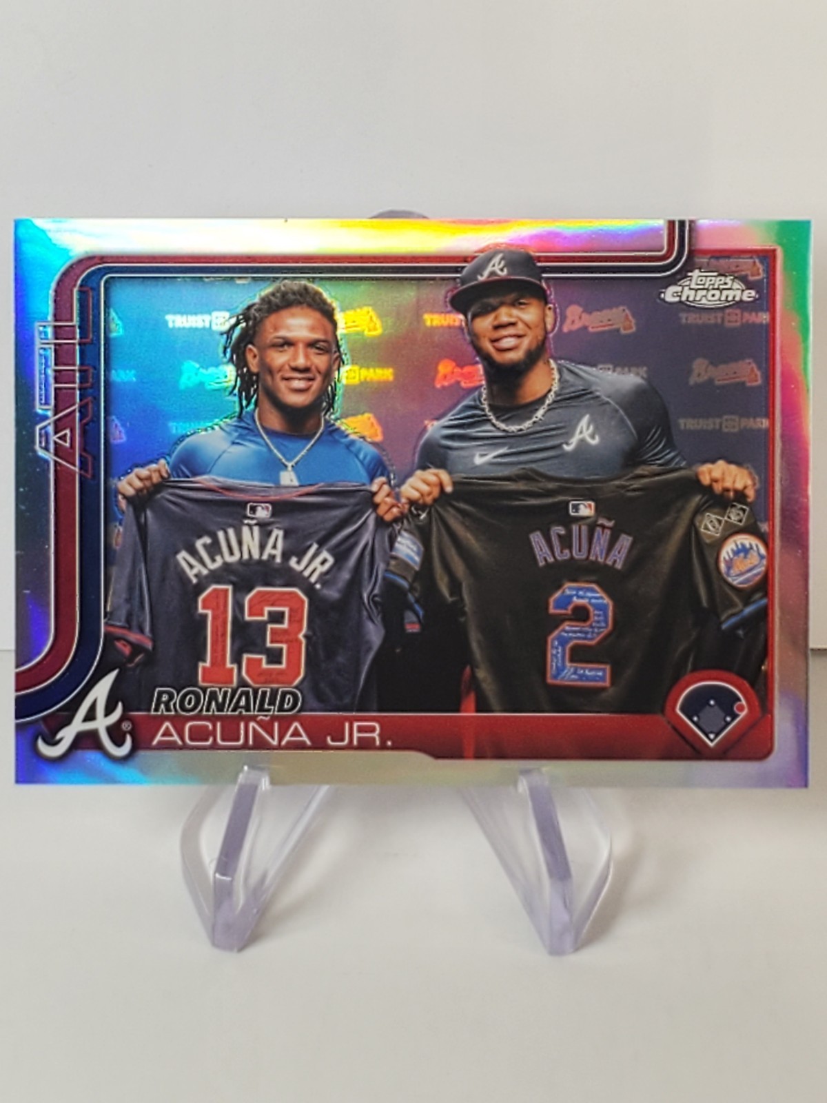 2025 Topps Chrome-Ronald Acuna Jr. #257 SSP Image Variation Tough Pull