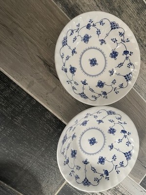 2+1 KOSTENLOSE CHURCHILL BLUE FINLANDIA 6,25'' SUPPE MÜSLI DESSERT SCHÜSSEL SCHALEN EX. ZUSTAND