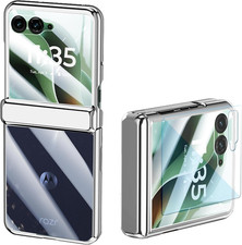 For Motorola Razr Ultra 2025/2026 Clear Case with Screen Protector Hinge