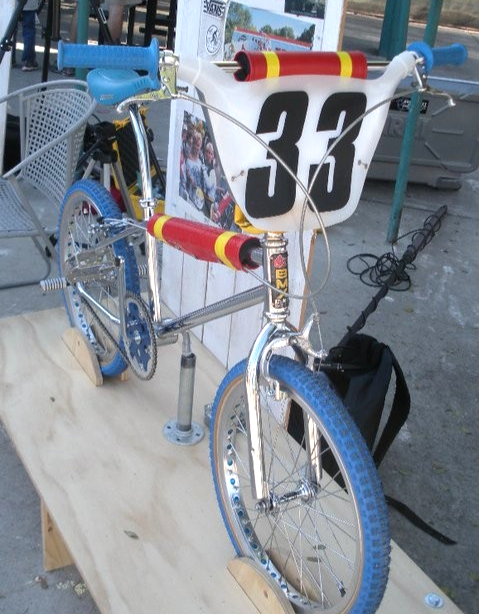 Cru Jones Replica 33 BMX number plate RAD The Movie Old School BMX