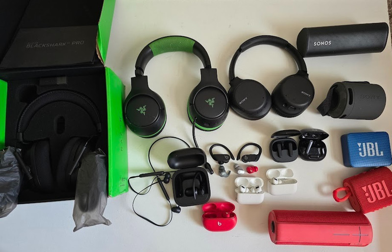 Huge Lot - Beats,  JBL, Razer, Sony - Speakers, Ear Buds, Headphones