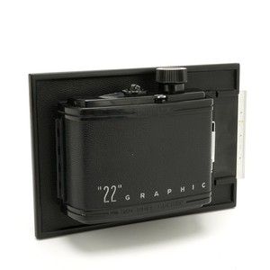 Graflex Graphic 22 12 Exposure 120 Roll Film Holder Back for 4x5