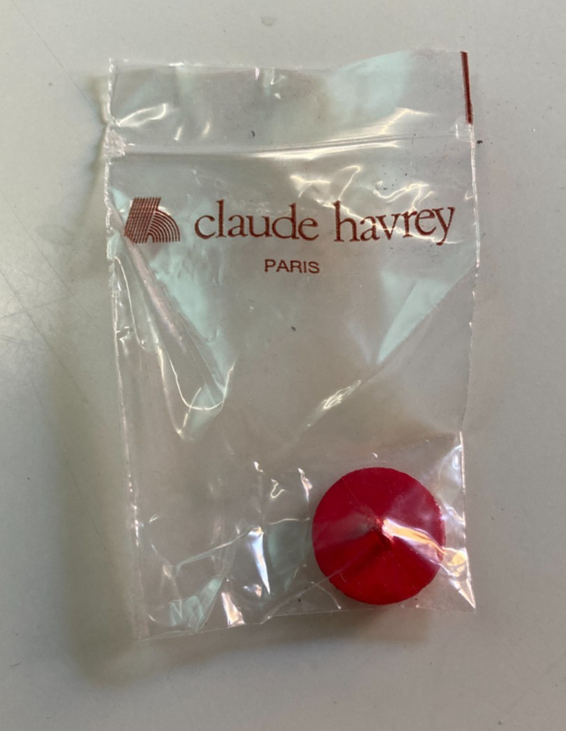 Claude Havrey Womens Vintage French Made Red Coat Blazer Jacket One Size image 9