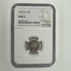1918-D Mercury Dime Fair 2 NGC