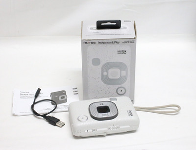 Fujifilm Instax Mini LiPlay Fuji Instant Camera Stone White | eBay