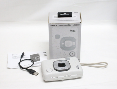 Fujifilm Instax Mini LiPlay Fuji Instant Camera Stone White | eBay