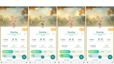  Shiny Deerling (Schillernd Sesokitz) All Forms Pokemon GO  Exchange