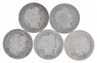 Better Lot 5 1910-D 1892 1898 1900-S 1905-D Barber Dime 0.50 Face *199