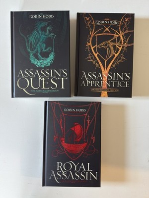 The Farseer Trilogy Set by Robin Hobb Signed, Exclusive Illustrated HB Editions