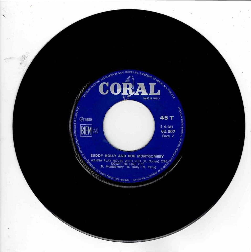 Buddy HOLLY Rip it up 7" 45 tours EP - Photo 4/4