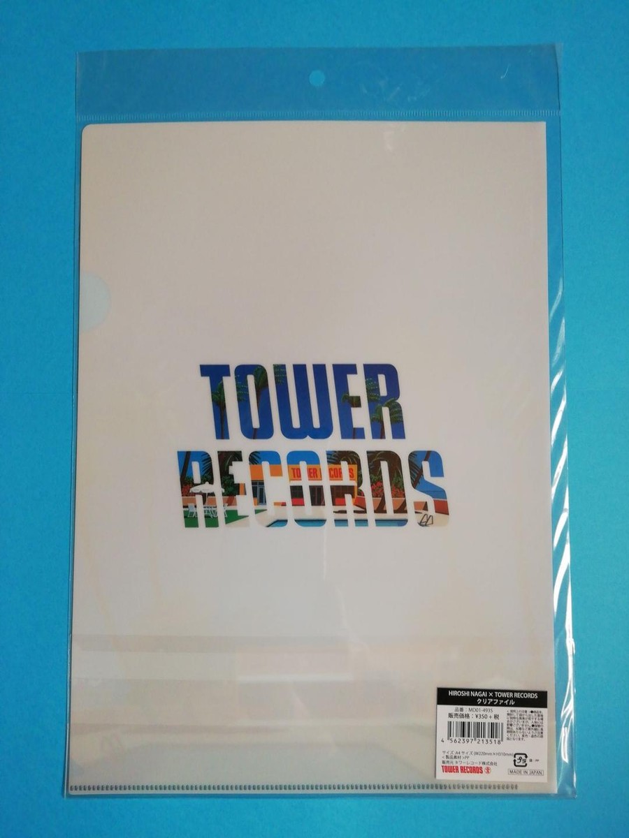 Hiroshi Nagai Tower Records collaboration clear file | eBay