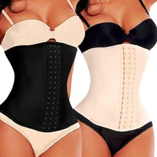 Fajas Colombianas LATEX Waist Trainer Girdle Slimming Long Torso Cincher Shaper