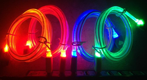 led light-up change power charger 8pin cable for iPhone X 8 7 6 plus 5 micro usb - Picture 5 of 10