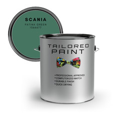 5L SCANIA PATINA GREEN 1366677 1K Enamel Paint Truck Lorry Commerical