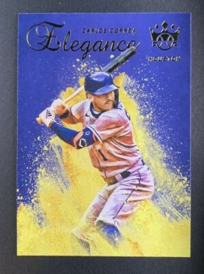 2021 Panini Diamond Kings - Carlos Correa #E-5 Houston Astros - Elegance