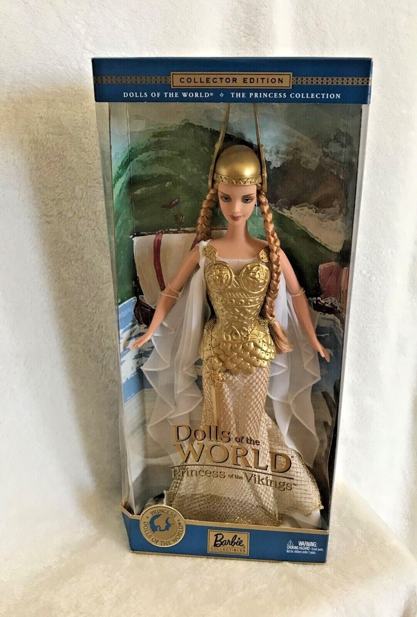 New 2003 Mattel Barbie Doll Of The World Princess Of The Vikings