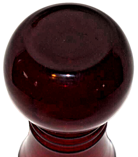 Anchor Hocking Glass Royal Ruby Red Harding Vase Ribbed 6" - Picture 3 of 3