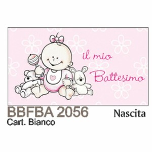 100 Pz Bigliettini Bigliettino Bomboniera Il Mio Battesimo Bambina Rosa 08iu Ebay