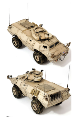 1/35 US Army M1117 Guardian ASV Armor Vehicle Plastic Model Kit