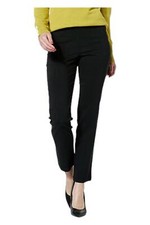 Nina Leonard Narrow Leg Pull-On Ankle Pant Black