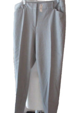 Women's Grey Herringbone "Hampshire" Dress Ankle Pants by Talbots NWT