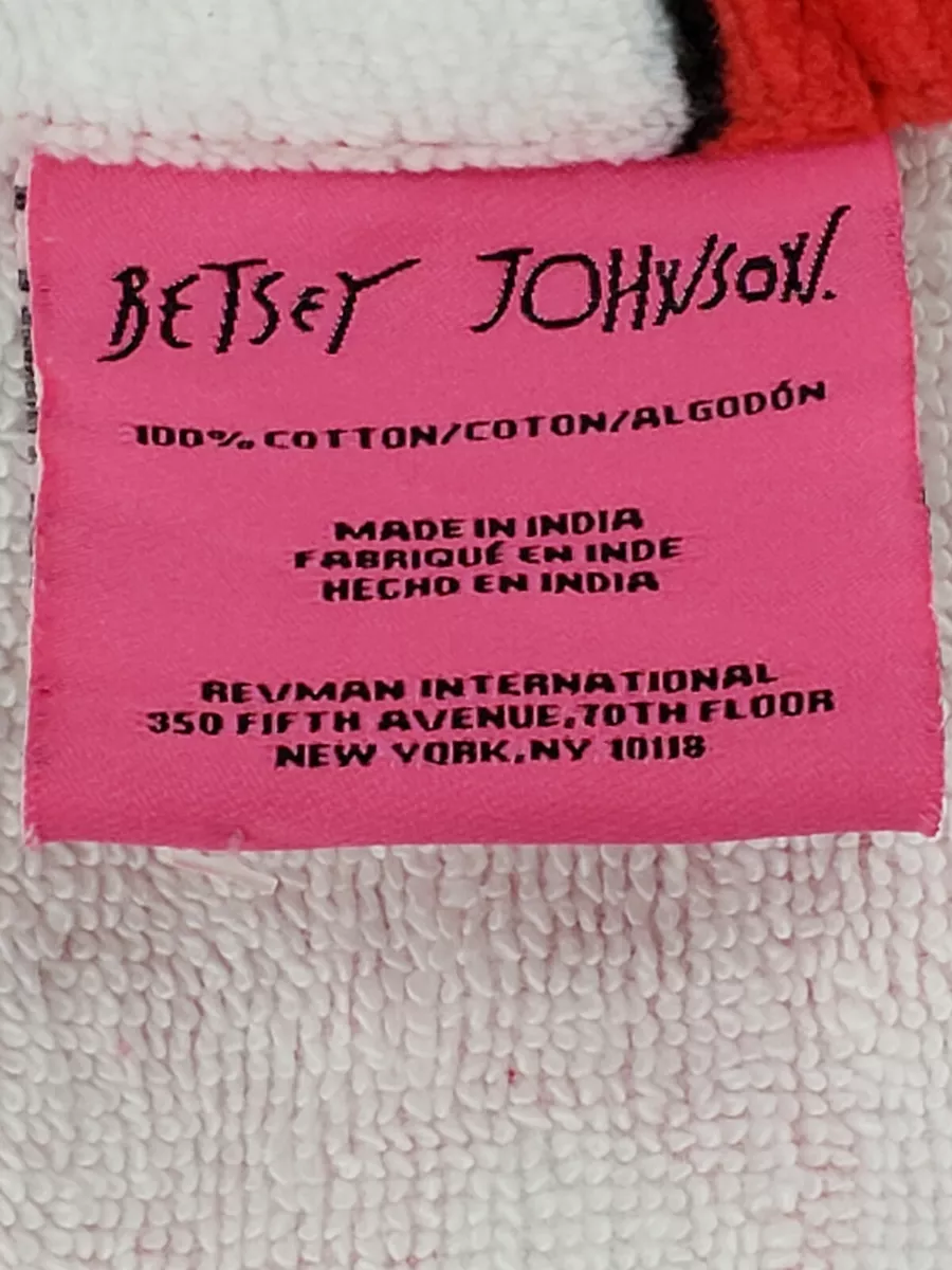 Betsey johnson bath towels sale