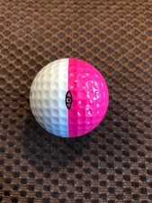PING GOLF BALL-PINK/WHITE PING EYE 1...9.9/10..BANFF SPRINGS GOLF CLUB LOGO