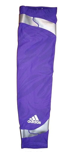 NWT Adidas Men's Techfit Powerweb GFX Compression Arm Elbow Sleeve - Purple - Picture 1 of 2